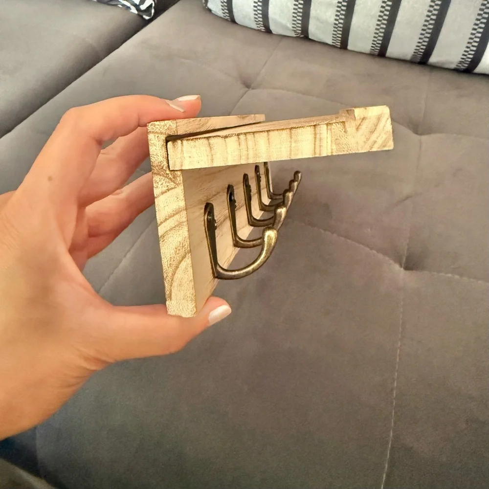 Wood Wall Shelf Organizer